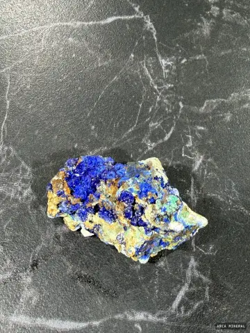 Azurite avec malachite 3