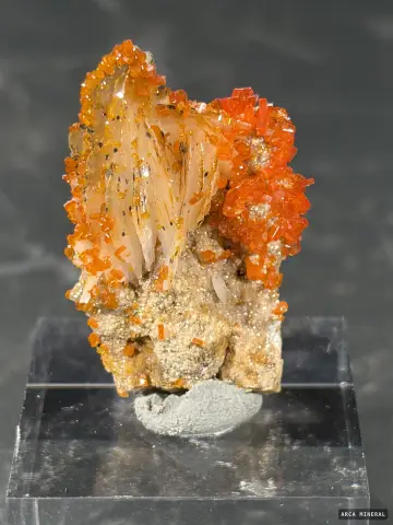 Vanadinite — vanadinite, Mibladen, Maroc