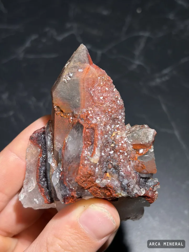 Quartz rouge cactus 4