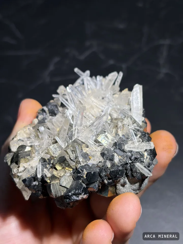 Quartz et Pyrite sur Blende 2