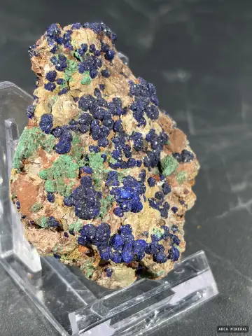 Azurite avec Malachite 2
