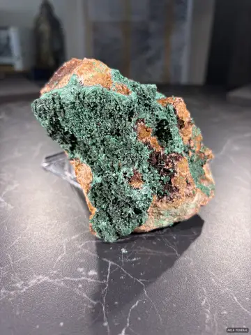 Malachite — Malachite, Mibladen, Maroc